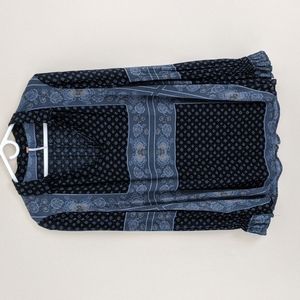 Free People Blue/Navy Blue Tunic